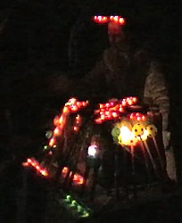 Flashing light stall